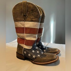 Roper American Flag cowboy /cowgirl boots size 7 1/2